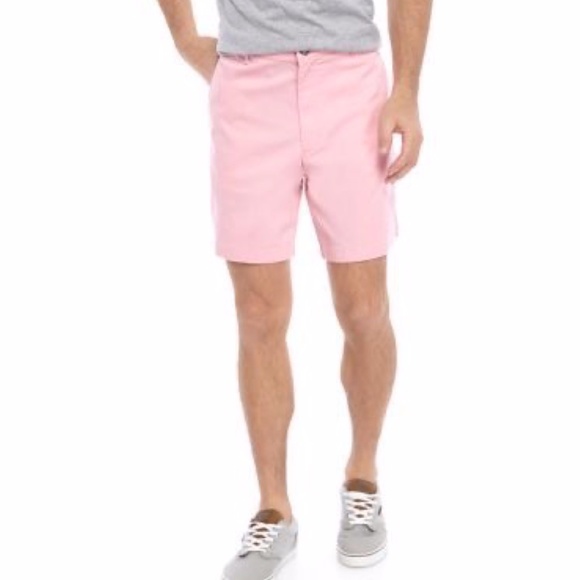 Mens J Crew Pink Oxford Chino Shorts 